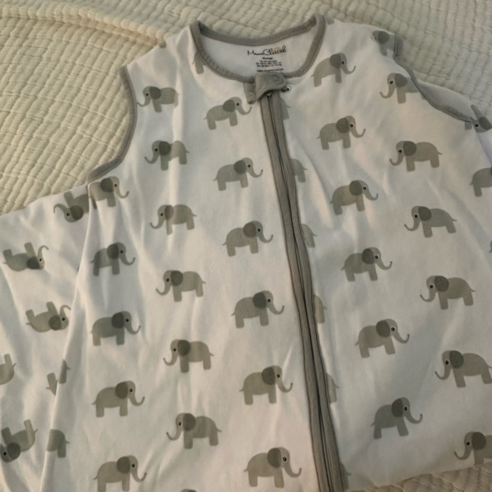 Elephant Print Baby Sleep Sack